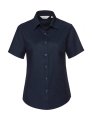 Dames blouse korte mouw Oxford Russell 933F bright navy